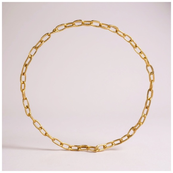 Source Unknown Jewelry - Women’s Elegant Gold Link ‘Chunky’ Necklace. 39”